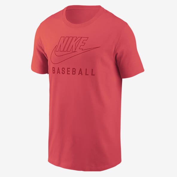 Low Inventory Red Baseball Short Sleeve Shirts. Nike